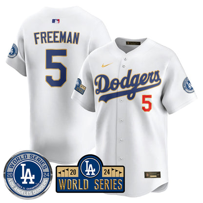 Los Angeles Dodgers World Series 2024 Jersey - All Stitched