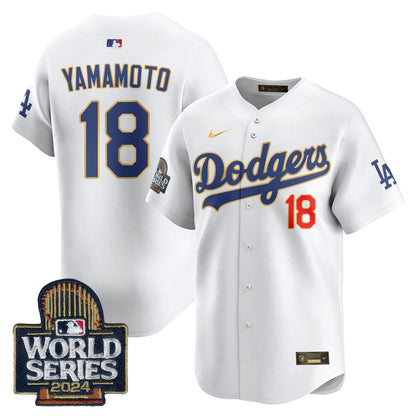 Los Angeles Dodgers World Series 2024 Jersey - All Stitched