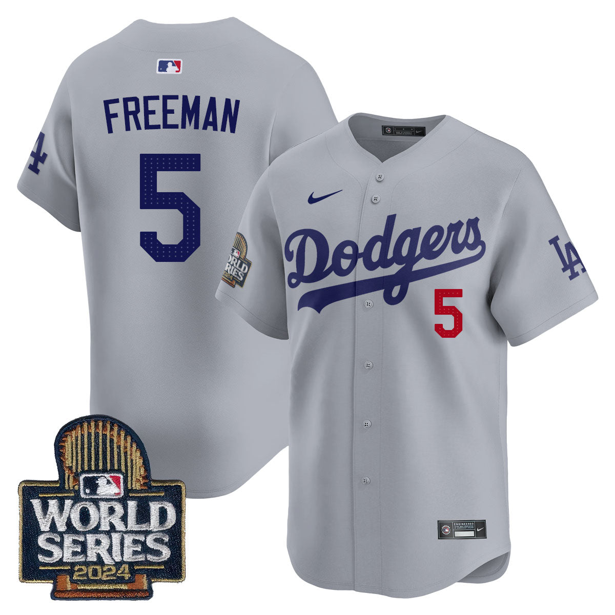 Los Angeles Dodgers World Series 2024 Jersey - All Stitched