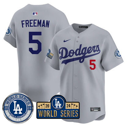 Los Angeles Dodgers World Series 2024 Jersey - All Stitched