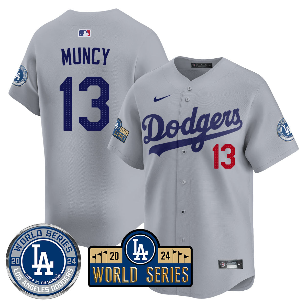 Los Angeles Dodgers World Series 2024 Jersey - All Stitched