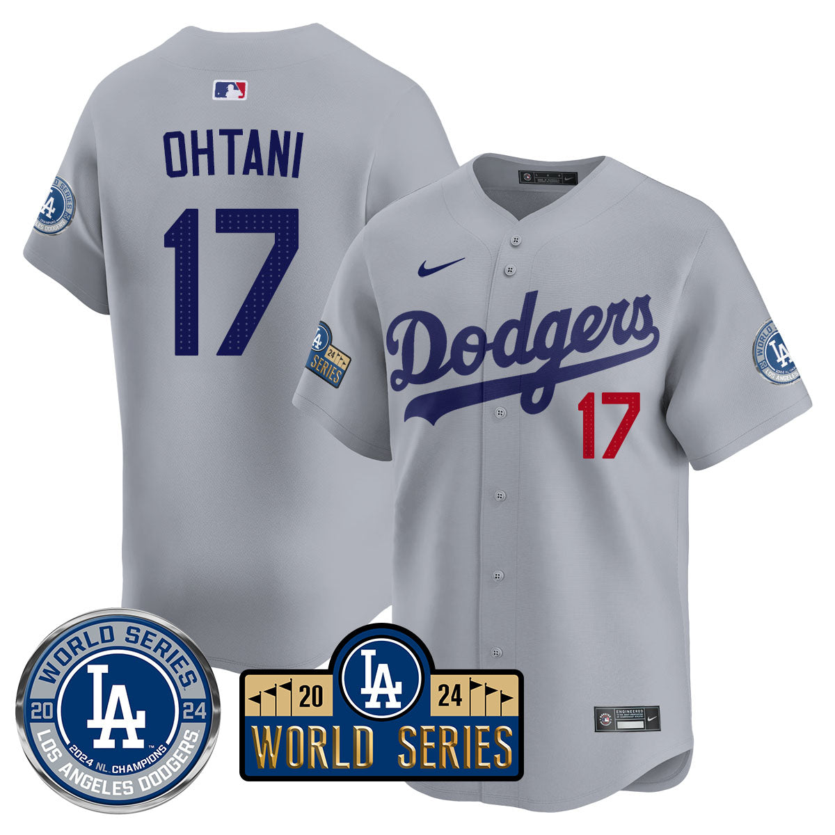 Los Angeles Dodgers World Series 2024 Jersey - All Stitched