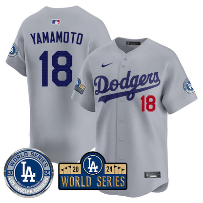 Los Angeles Dodgers World Series 2024 Jersey - All Stitched