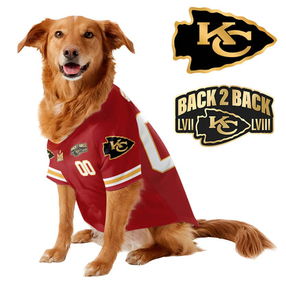 Kansas City Chiefs Super Bowl Champions Pet Coat - Gifts for Pet Lovers