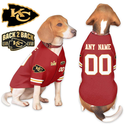 Kansas City Chiefs Super Bowl Champions Pet Coat - Gifts for Pet Lovers