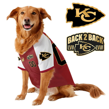 Kansas City Chiefs Super Bowl Champions Pet Coat - Gifts for Pet Lovers