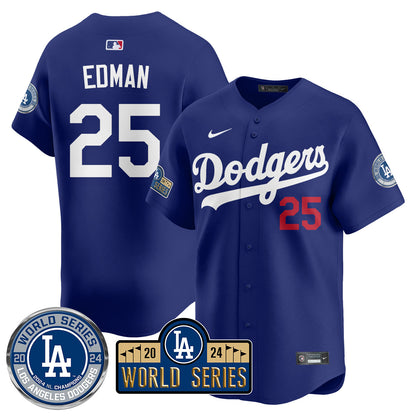 Los Angeles Dodgers World Series 2024 Jersey - All Stitched