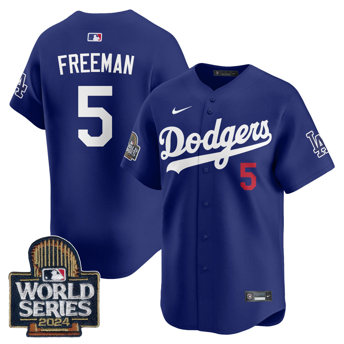 Los Angeles Dodgers World Series 2024 Jersey - All Stitched