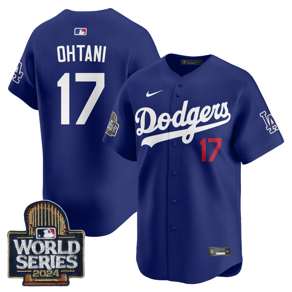 Los Angeles Dodgers World Series 2024 Jersey - All Stitched