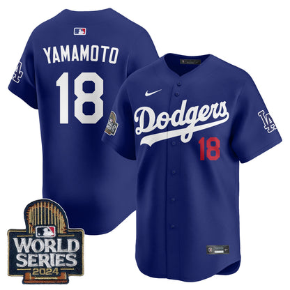 Los Angeles Dodgers World Series 2024 Jersey - All Stitched