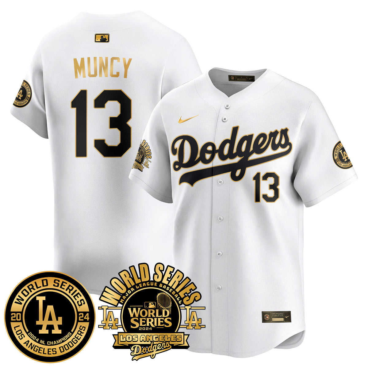 Los Angeles Dodgers World Series 2024 Jersey - All Stitched