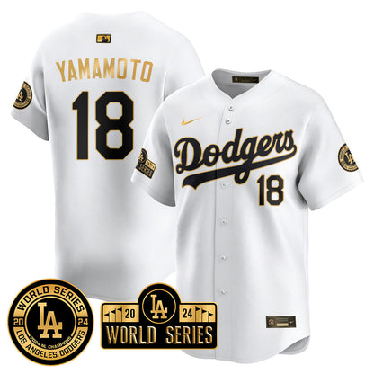 Los Angeles Dodgers World Series 2024 Jersey - All Stitched