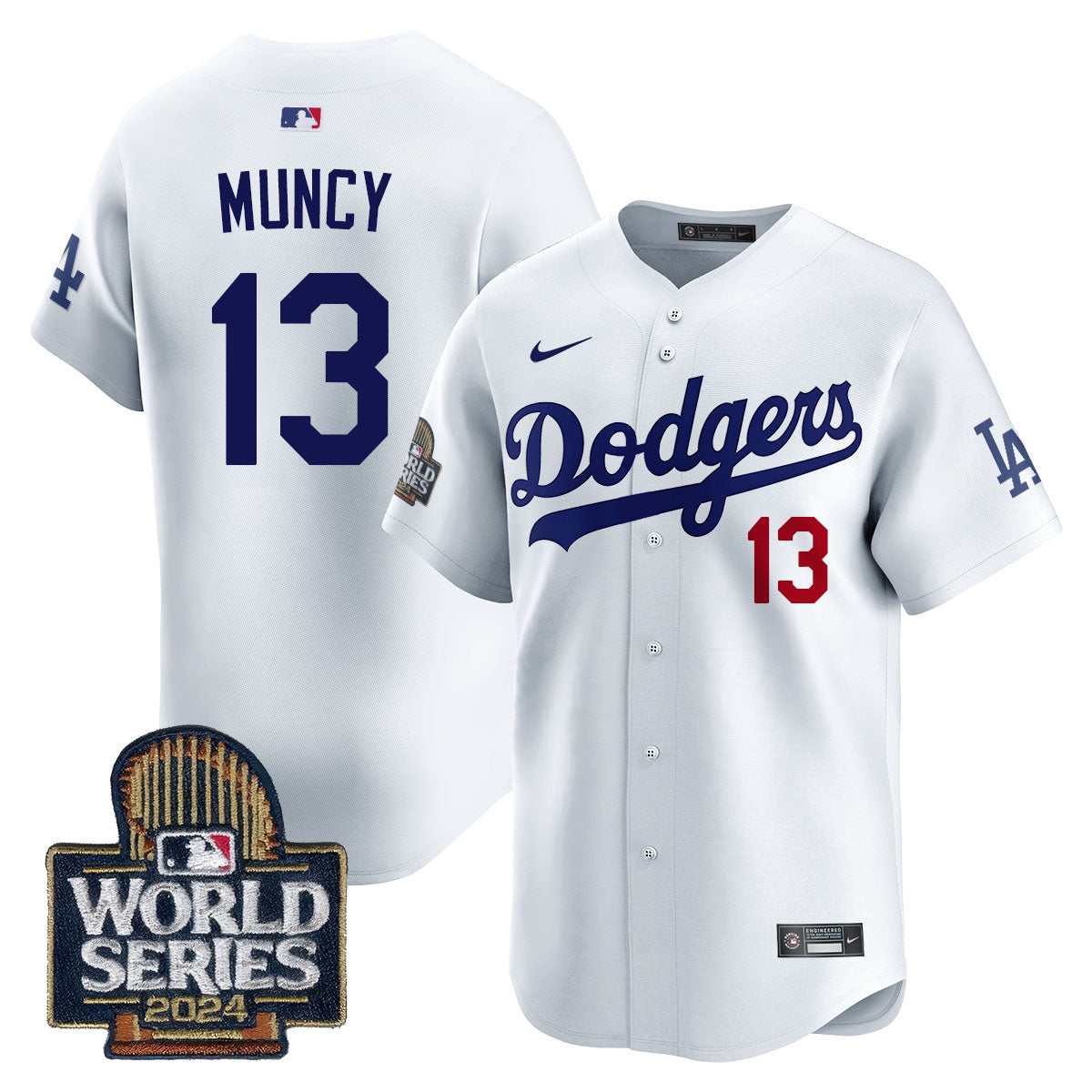 Los Angeles Dodgers World Series 2024 Jersey - All Stitched