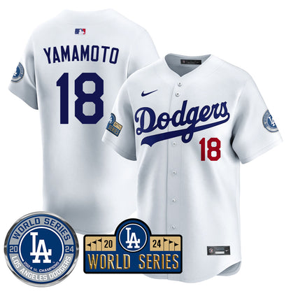 Los Angeles Dodgers World Series 2024 Jersey - All Stitched