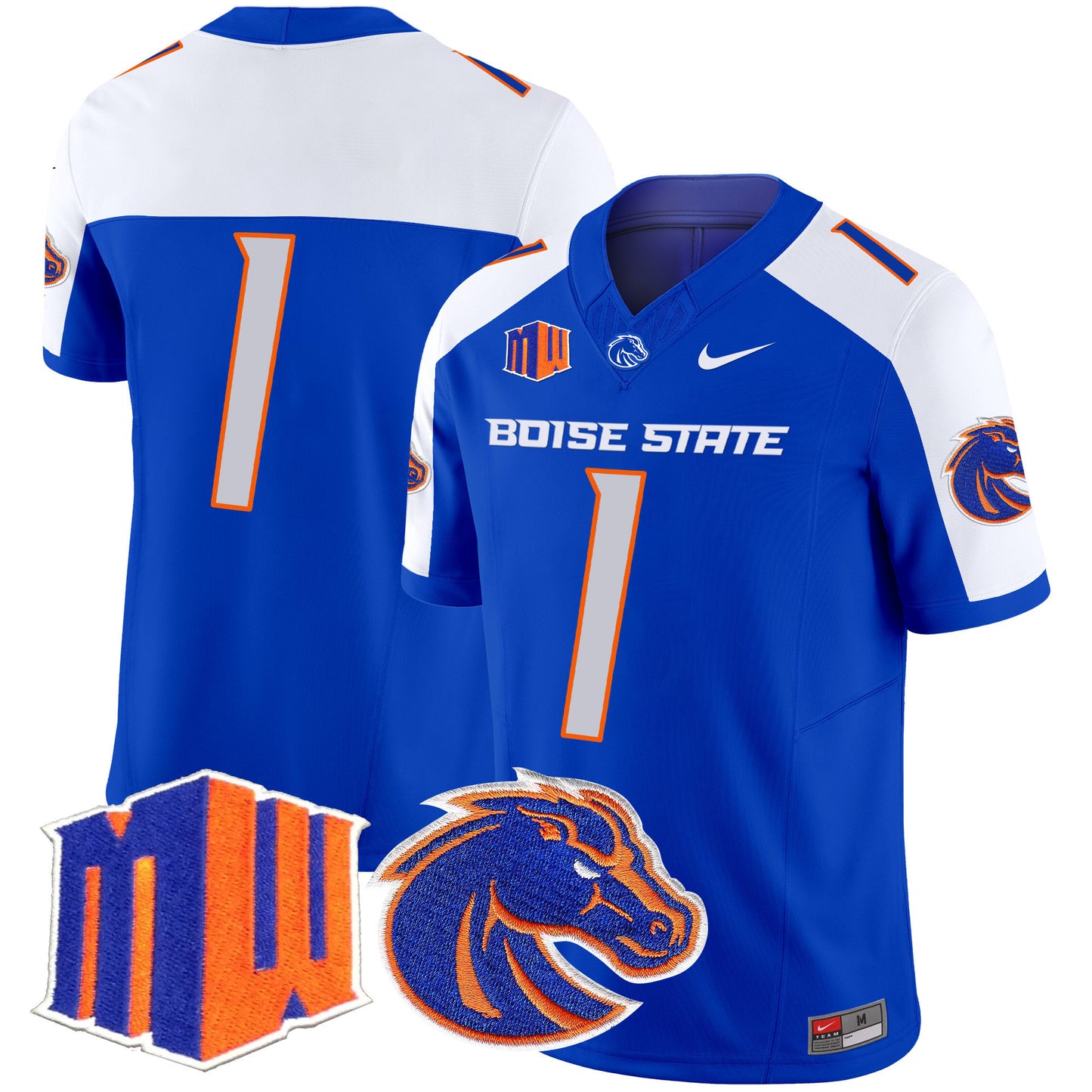 Boise State Broncos 2024 Vapor Limited Jersey - All Stitched