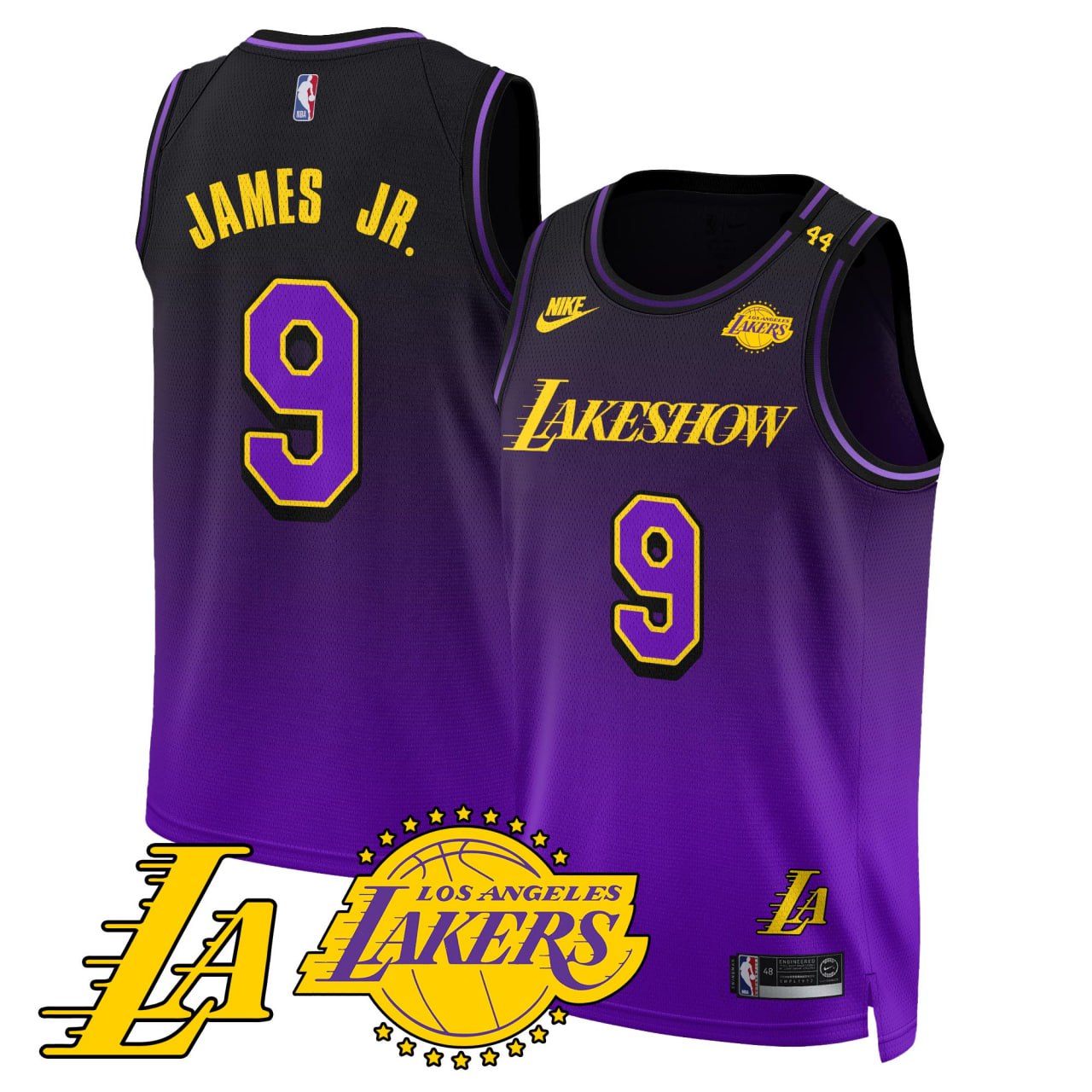 Los Angeles Lakers City Edition Jersey - All Stitched - The California Destiny